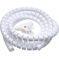 CONNECT IT trubica pre organizáciu káblov, 2,5m x 20mm, biela - Vychytávky