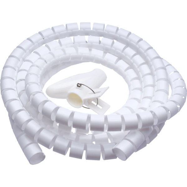 CONNECT IT trubica pre organizáciu káblov, 2,5m x 20mm, biela - Vychytávky - Hlavný obrázok
