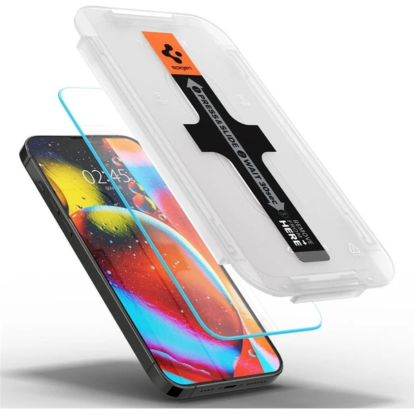 Spigen Glas tR EZ Fit tvrdené sklo 2 ks iPhone 14 Plus/13 Pro Max číre - Ochranné fólie a sklo - Obrázok P2EWF00101