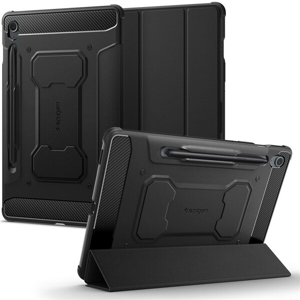 E-shop Spigen Rugged Armor Pre púzdro Samsung Galaxy Tab S9 FE (2023) čierne