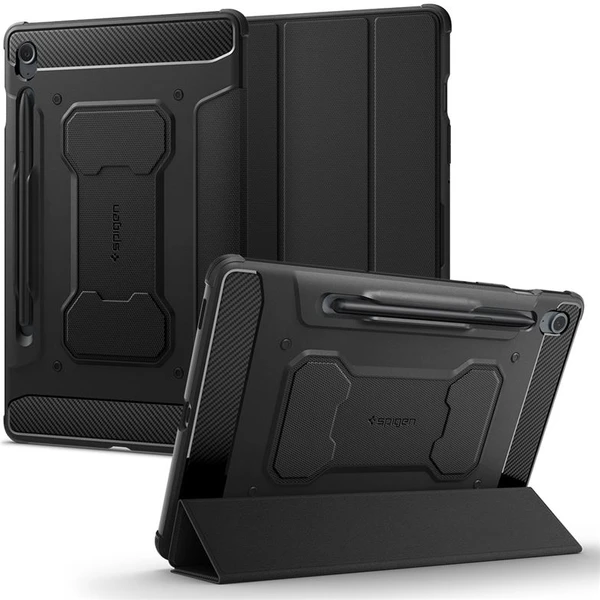 Spigen Rugged Armor Pre púzdro Samsung Galaxy Tab S9 FE (2023) čierne - Puzdra - Hlavný obrázok