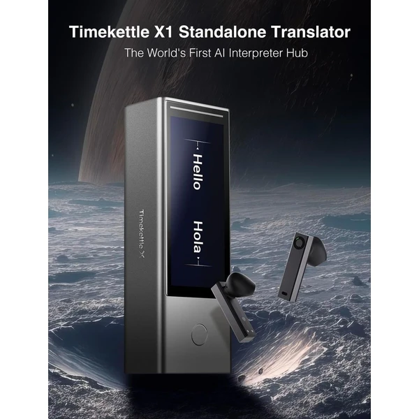 Timekettle X1 AI Chytrý prekladač čierny - Záznamové zariadenia - Obrázok P2YI000K01