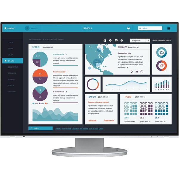 EIZO FlexScan EV2495-WT monitor 24