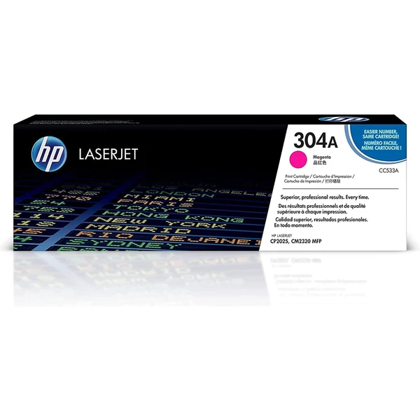 HP CC533A č. 304A Purpurová originálna - Tonery - Hlavný obrázok