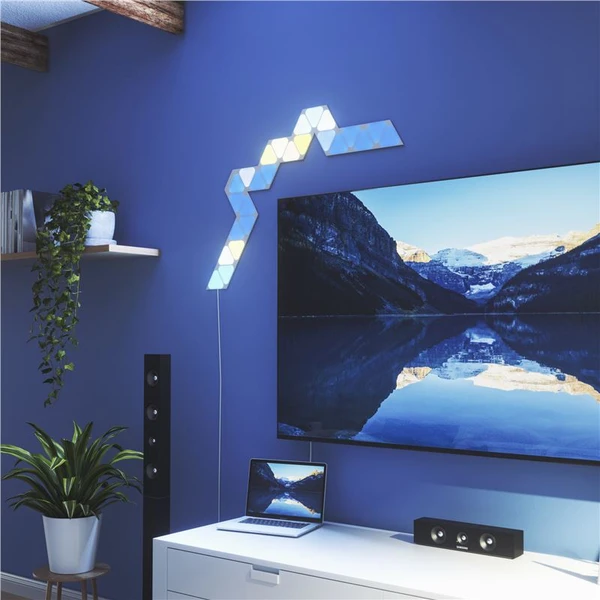 Nanoleaf Shapes Triangles Mini Expansion Pack (10 ks) inteligentné modulárne osvetlenie - Inteligentné osvetlenie - Obrázok P353000501