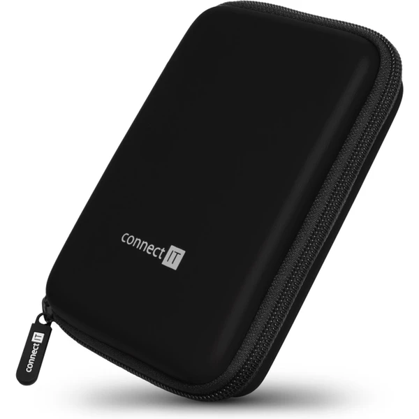 CONNECT IT HardShellProtect pevné škrupinové ochranné púzdro na 2,5" HDD čierna - Puzdra - Hlavný obrázok