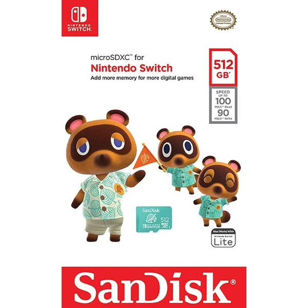 SanDisk Nintendo Switch microSDXC 512GB - Pamäťové karty - Obrázok P432000P01