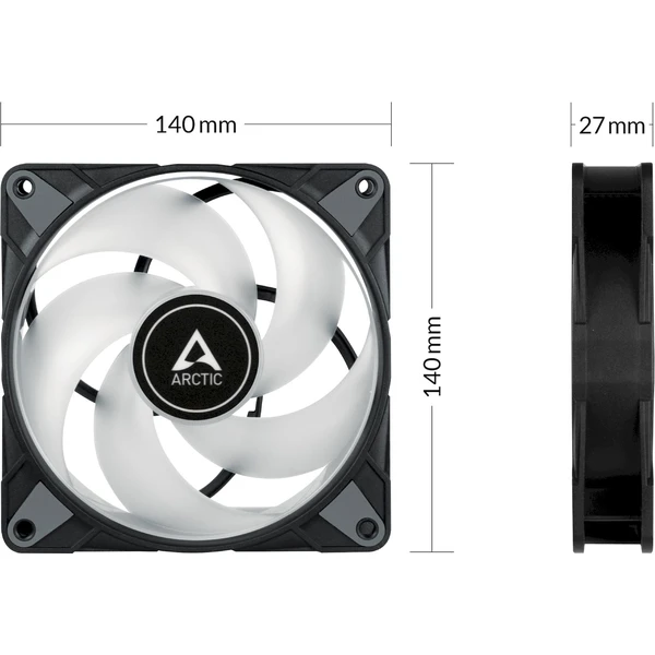 Arctic P14 PWM pst A-RGB 3ks - Ventilátory pre PC - Obrázok P43B000L01