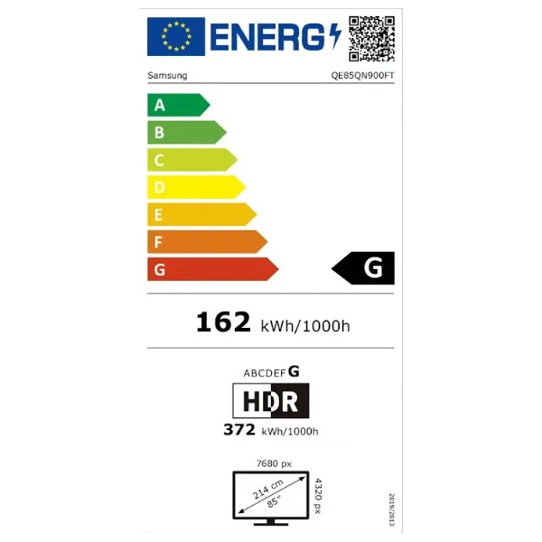 Samsung 8K Neo QLED smart TV QE85QN900F 85" - Televízia - Obrázok P44G000N01