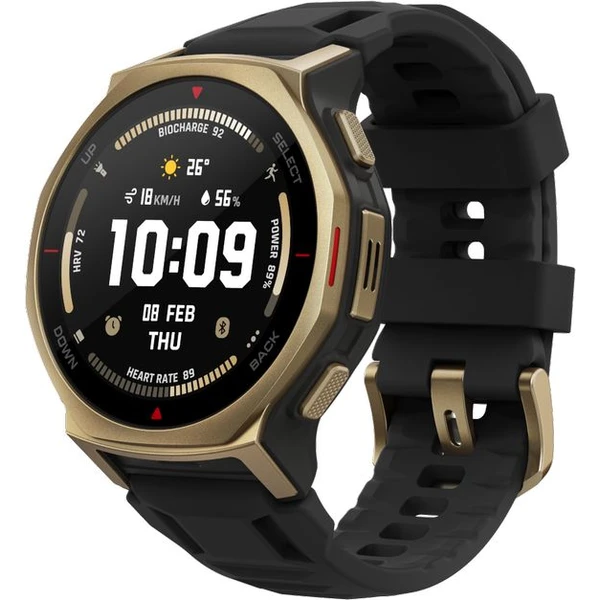 Amazfit T-Rex 3 Pro 44mm šikovné hodinky čierne/zlaté - Inteligentné hodinky - Hlavný obrázok
