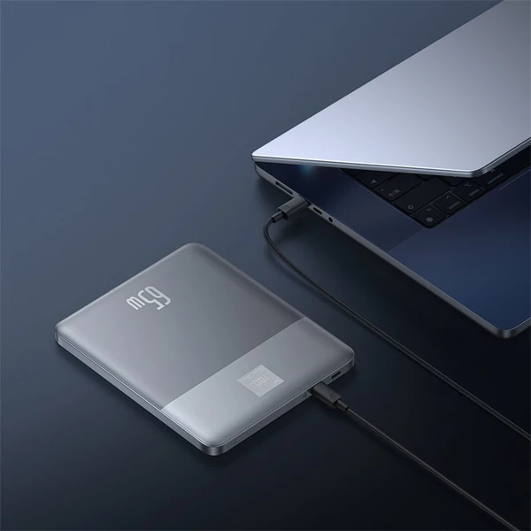 Powerbanka Baseus Blade2 12000mAh 65W strieborná - Powerbanky - Obrázok P4AE000N01