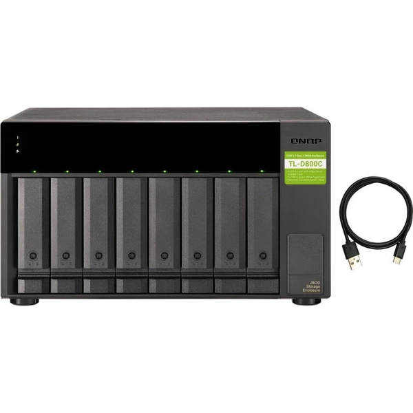 QNAP TL-D800C Expanzná jednotka - Servery NAS - Hlavný obrázok