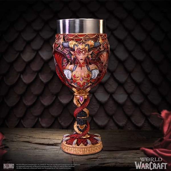 Pohár Nemesis Now World of Warcraft - Alexstrasza 19,5 cm - Hrnčeky - Obrázok P5BF000P01
