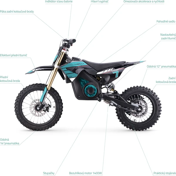 LAMAX eJumper DB70 (assembled) elektrická motorka - Elektrické motorky - Obrázok P5OL000K01