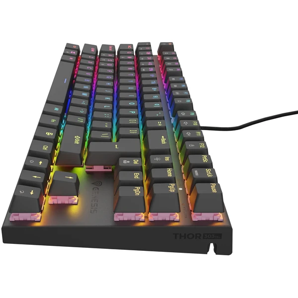 Genesis THOR 303 TKL Outemu Red mechanická klávesnica CZ/SK čierna - Klávesnice - Obrázok P5S0000P01
