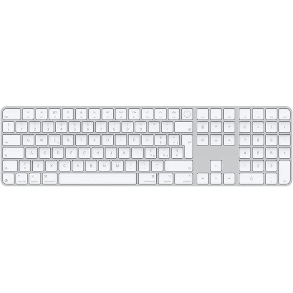 Apple Magic Keyboard s Touch ID a numerickou klávesnicou strieborná - talianska - Klávesnice - Hlavný obrázok