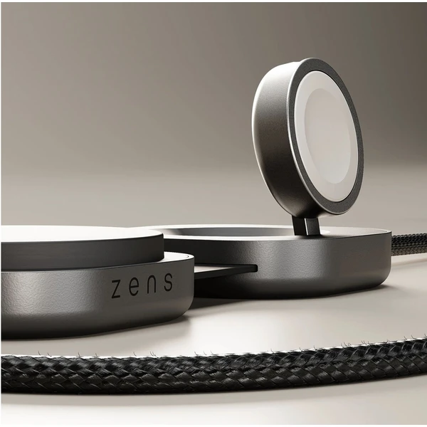 ZENS USB C-C Pro 3 MagSafe/Qi2 3v1 nabíjačka s USB-C káblom (140W) čierna - Nabíjačky - Obrázok P64L000K01