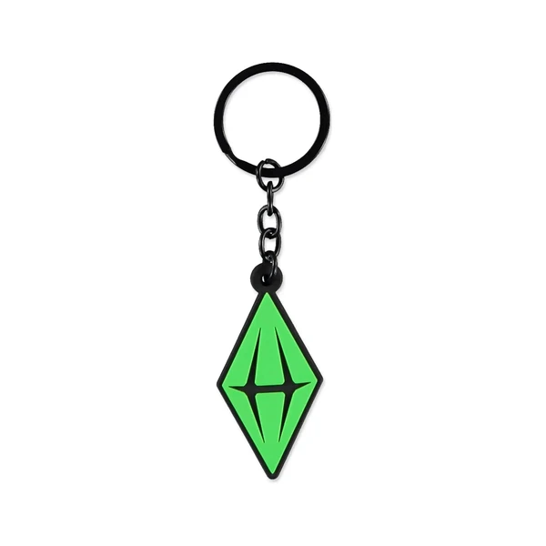 Gumová kľúčenka Difuzed The Sims - Plumbob - Kľúčenky - Hlavný obrázok