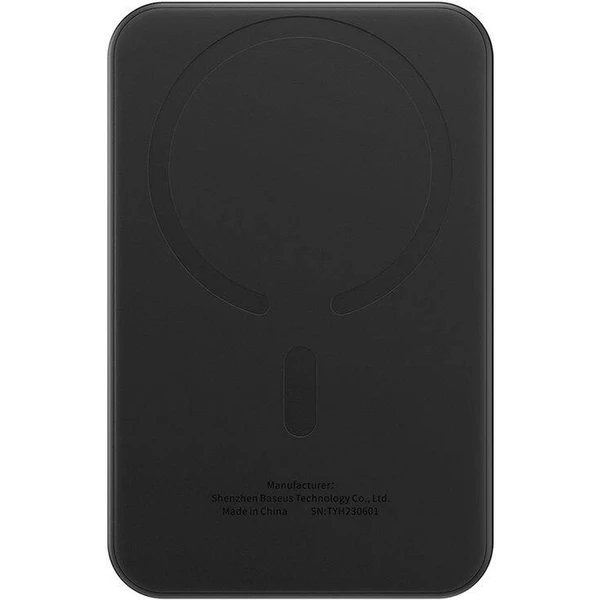 Baseus Power banka Mini s bezdrôtovým nabíjaním 5000 mAh 20W USB-C čierna - Powerbanky - Obrázok P6X5000L01