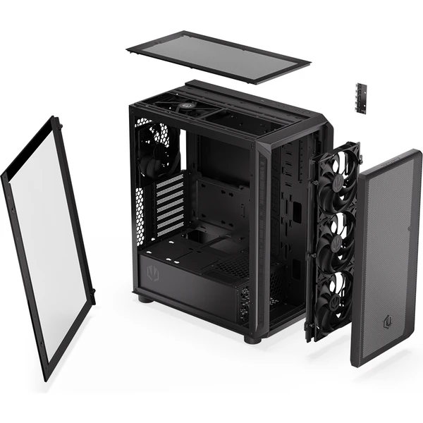 ENDORFY Arx 500 Air skriňa čierna - Počítačové skrine - Obrázok P776000601