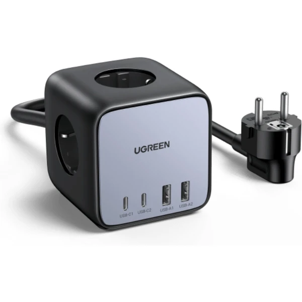 UGREEN DigiNest Cube 65W nabíjacia kocka s GaN - Zásuvky - Obrázok P790000N01