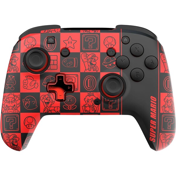 PDP bezdrôtový ovládač Rematch GITD - Mario Super Icons (Switch)