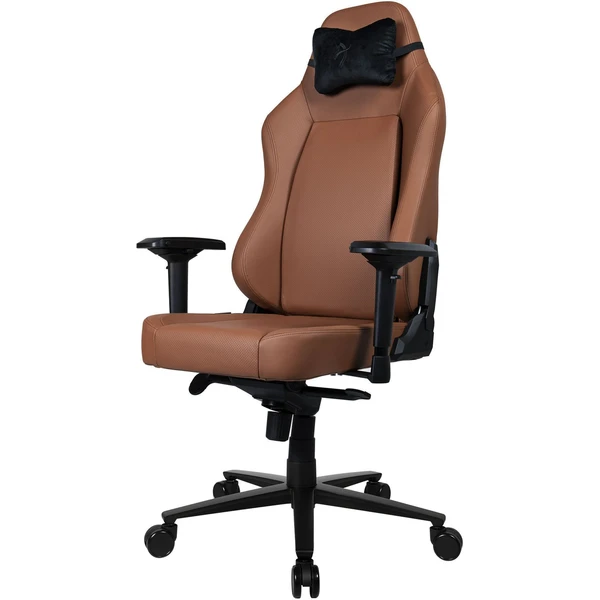 AROZZI PRIMO PREMIUM LEATHER herná stolička hnedá - Stoličky - Obrázok P7C6000K01