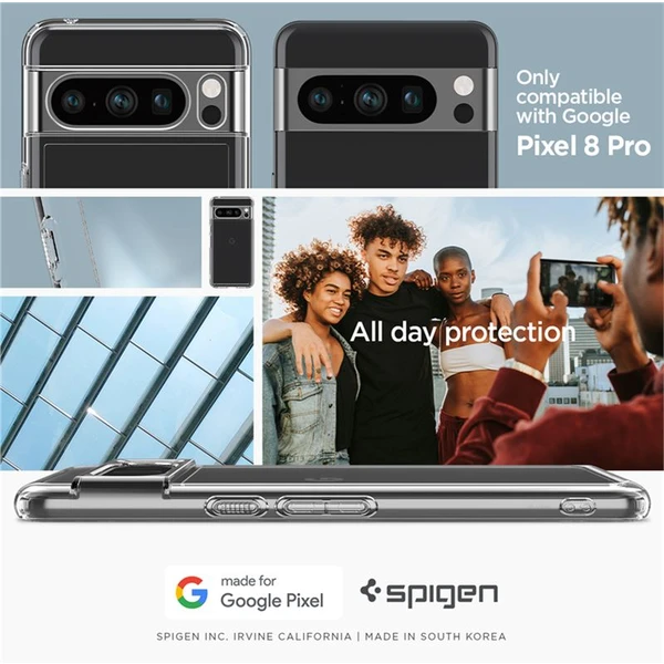 Spigen Ultra Hybrid kryt pre Google Pixel 8 Pro Číra - Puzdra - Obrázok P7SA000601