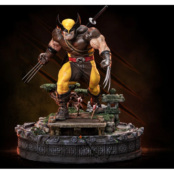 Soška Iron Studios Art Scale 1/10 Deluxe Marvel: X-men Wolverine Unleashed 20,5 cm - Sochy a sošky - Obrázok P7T7000L01