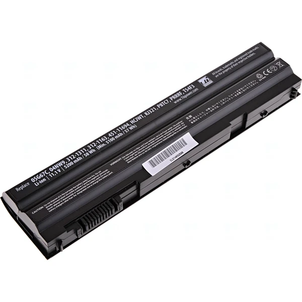 Batéria T6 power Dell Latitude E6420, E6430, E6520, E6530, E5420, E5430, E5520, 6cell, 5200mAh - Batérie - Hlavný obrázok
