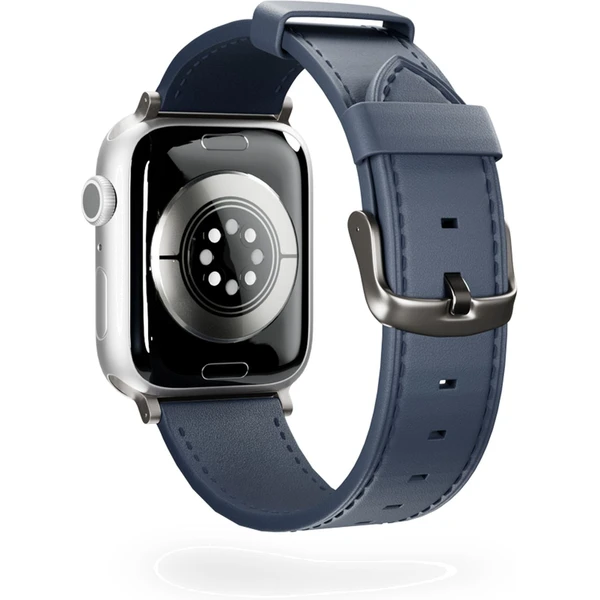 Epico Watch kožený remienok pre Apple Watch 42/44/45/46/49mm modrý - Remienky - Obrázok P8C9000K01