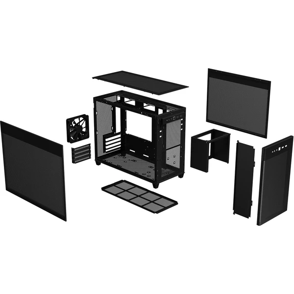 ASUS Prime AP201 skriňa čierna - Počítačové skrine - Obrázok P8K6000L01