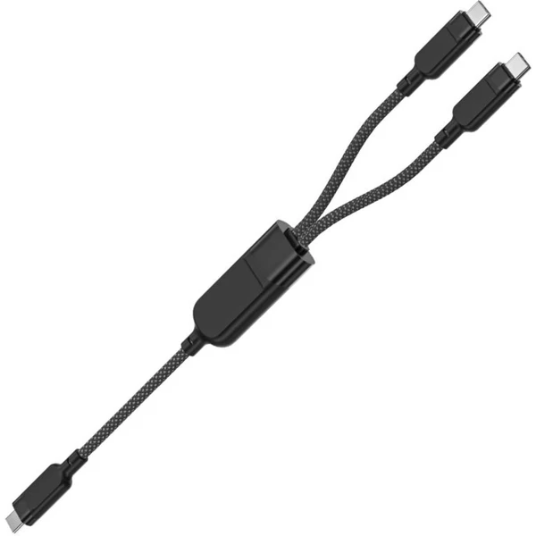 Acefast USB-C 2v1 100W inteligentný nabíjací dátový kábel, 1,2m - Káble - Obrázok P8ZB000J01