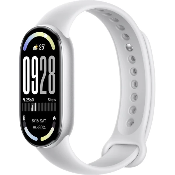 Xiaomi Smart Band 10 strieborný - Fitness náramky - Hlavný obrázok