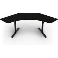AROZZI herný stôl ARENA ANGELO Pure Black/ rohový/ čierny - Stoly