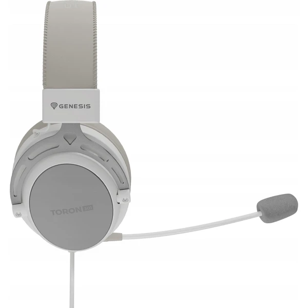 Genesis TORON 301 headset s mikrofónom biely - Slúchadlá - Obrázok P9I5000O01