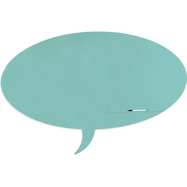 Rocada Skin Shape Talk 6440-6027 magnetická tabuľa svetlo zelená RAL 6027 - Magnetické tabule - Hlavný obrázok