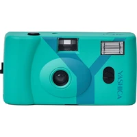 YASHICA MF-1 Snapshot Art Camera analógový fotoaparát tyrkysový - Fotoaparáty