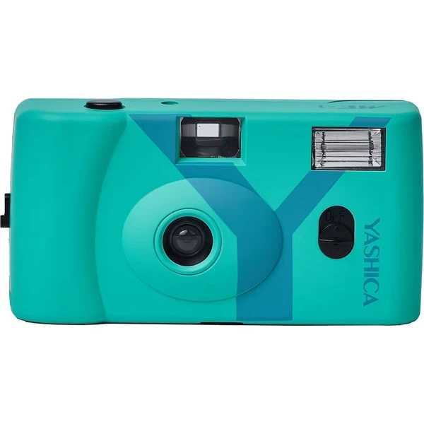 YASHICA MF-1 Snapshot Art Camera analógový fotoaparát tyrkysový - Fotoaparáty - Hlavný obrázok