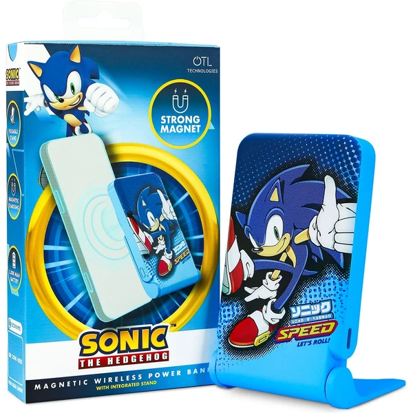 OTL Sonic the Hedgehog magnetická bezdrôtová powerbanka - Powerbanky - Hlavný obrázok