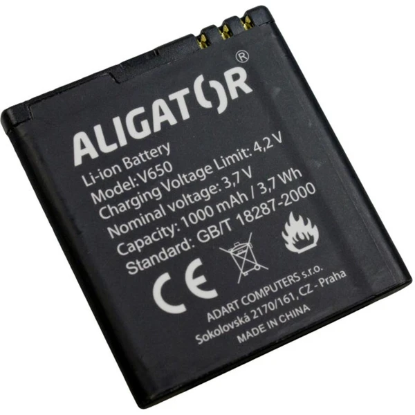 Originálna batéria pre Aligator V650, 1000 mAh - Batérie - Hlavný obrázok