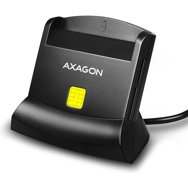 AXAGON CRESM2 USB externá čítačka 4slot Smart card/ID card + SD/microSD/SIM - Čítačky čipových kariet - Hlavný obrázok