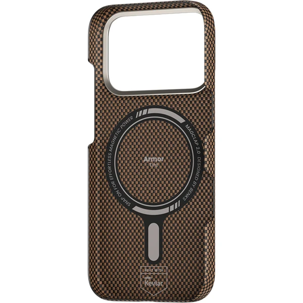 Benks ArmorTint Kevlar MagSafe kryt iPhone 17 Pro DawnLight Gold - Puzdra - Obrázok PACK000K01