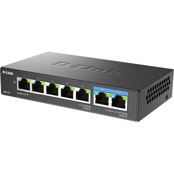 D-Link 7-Port Multi-Gigabit Unmanaged Switch - Switche - Obrázok PACL000K01