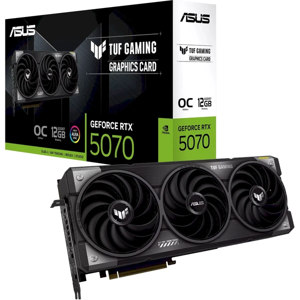 ASUS TUF Gaming NVIDIA GeForce RTX 5070 12GB GDDR7 OC - Grafické karty - Obrázok PADB000K01