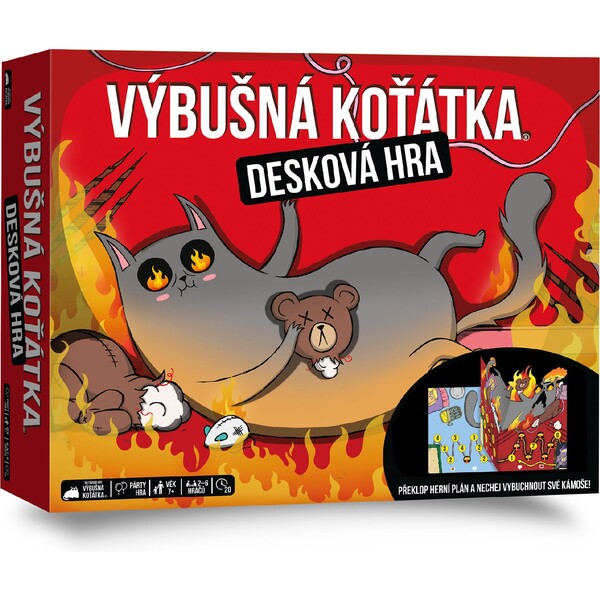 Výbušné mačiatka: Dosková hra