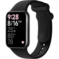FIXED silikónový remienok Xiaomi Smart Band 8 Pre čierny - Remienky