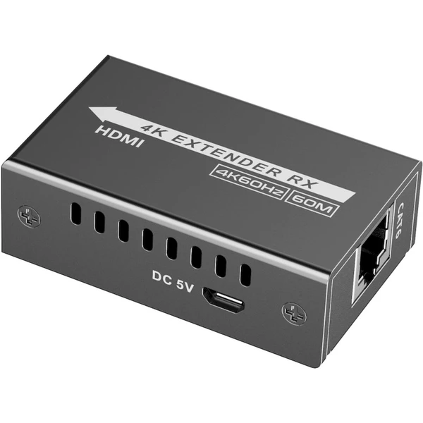 PremiumCord USB-C na HDMI extender cez patch kábel Cat5e/6/6a 4K@60Hz na 60m - Ostatné - Obrázok PAPF000K01