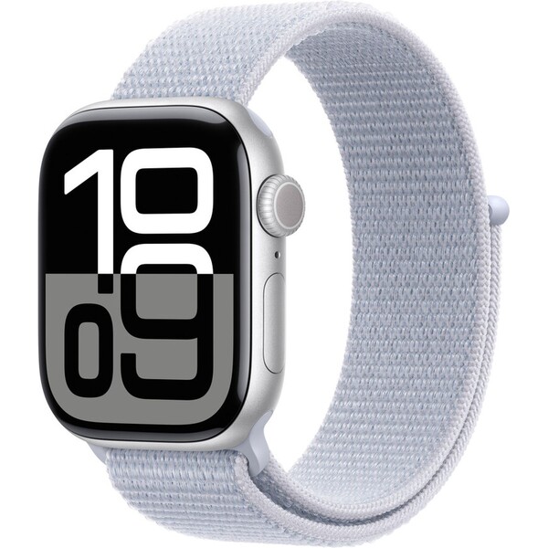 Apple Watch 41/40/38mm oblačne modrý prevliekací športový remienok