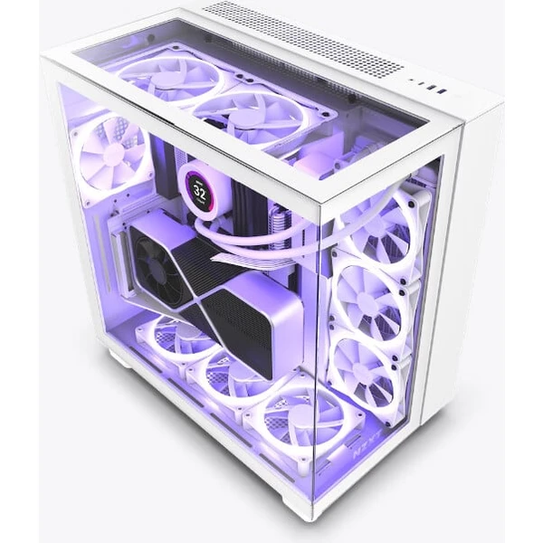 NZXT H9 Elite edition biela - Počítačové skrine - Obrázok PB0L100501
